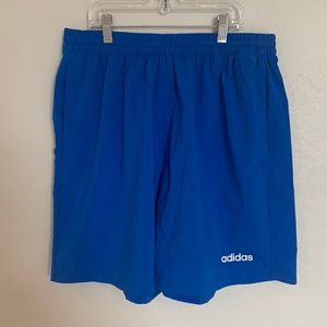 Blue Adidas Climacool Athletic Shorts Size Large